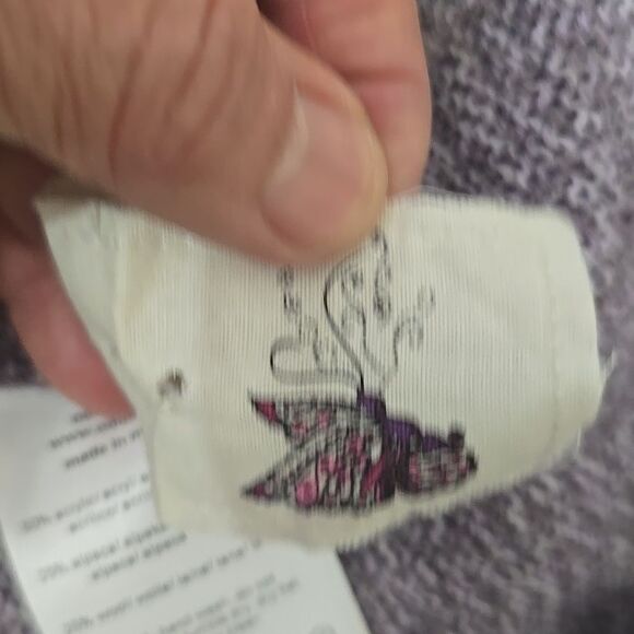 Odd Molly Red and Purple Cardigan Sweater 3 - Picture 9 of 11